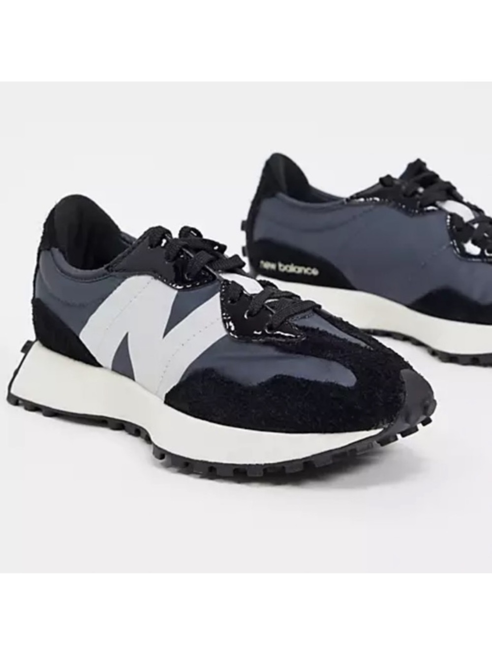 NEW BALANCE 327 SNEAKERS BLACK GRAY UNISEX